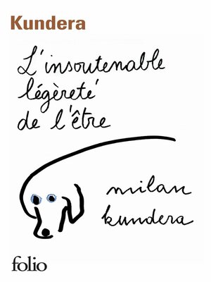 cover image of L'insoutenable légèreté de l'être